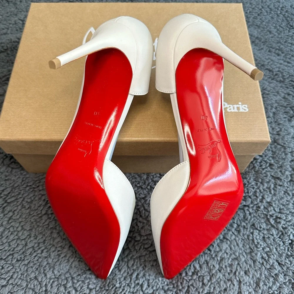 New in box! Christian Louboutin Iriza 85, white size EU 40/US 10